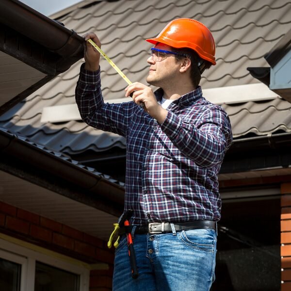 Expert inspecting a roof in Middletown, NJ.